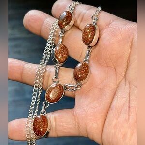Sandstone Goldstone Necklace
